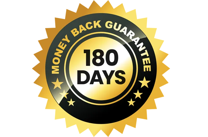 Nagano Tonic 180 day money back guarantee seal